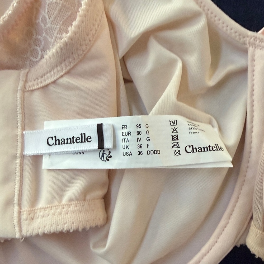 Chantelle C Magnifique Seamless Unlined Minimizer Soft Pink Bra - Picture 4 of 5